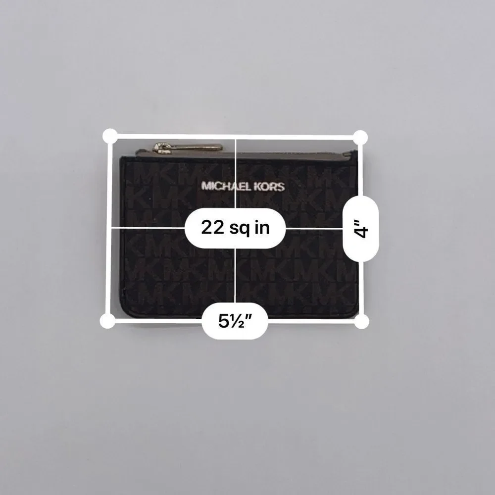 Michel Kors Monogrammed Card Wallet
